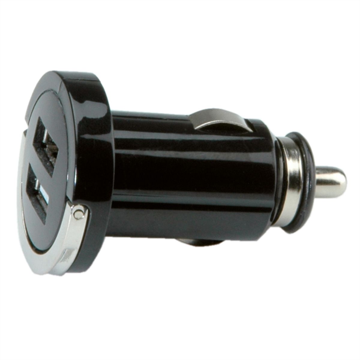 VALUE USB Auto oplader, 2 Poort, 10W,
