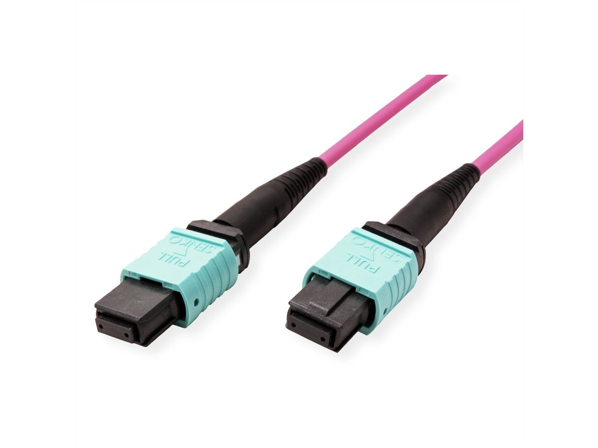 VALUE MPO Trunk Cable 50/125µm OM4, MPO/MPO, violet, 15 m