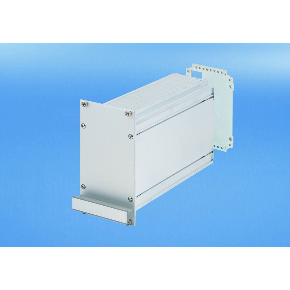 SCHROFF Frame Type Plug-In Unit PRO, Plain Cover, 1 Connector, 3 U, 10 HP, 167 mm