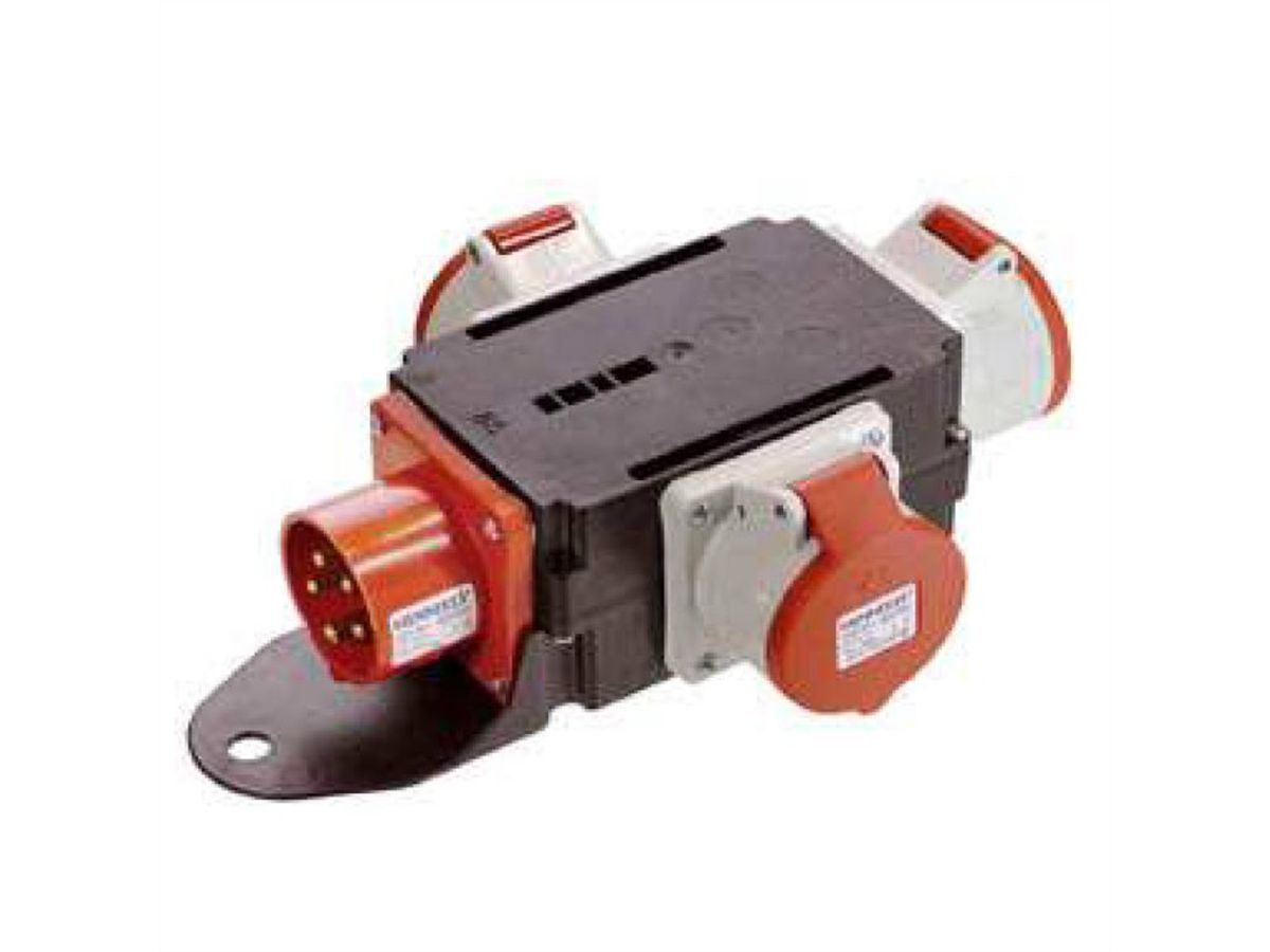 BACHMANN CEE Adapter CEE 400 V/16 A , 3x16A 5p400V, IP44