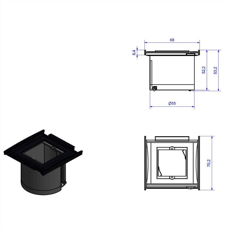 BACHMANN KAPSA XX-Small 1x ABD, for 1x data module
