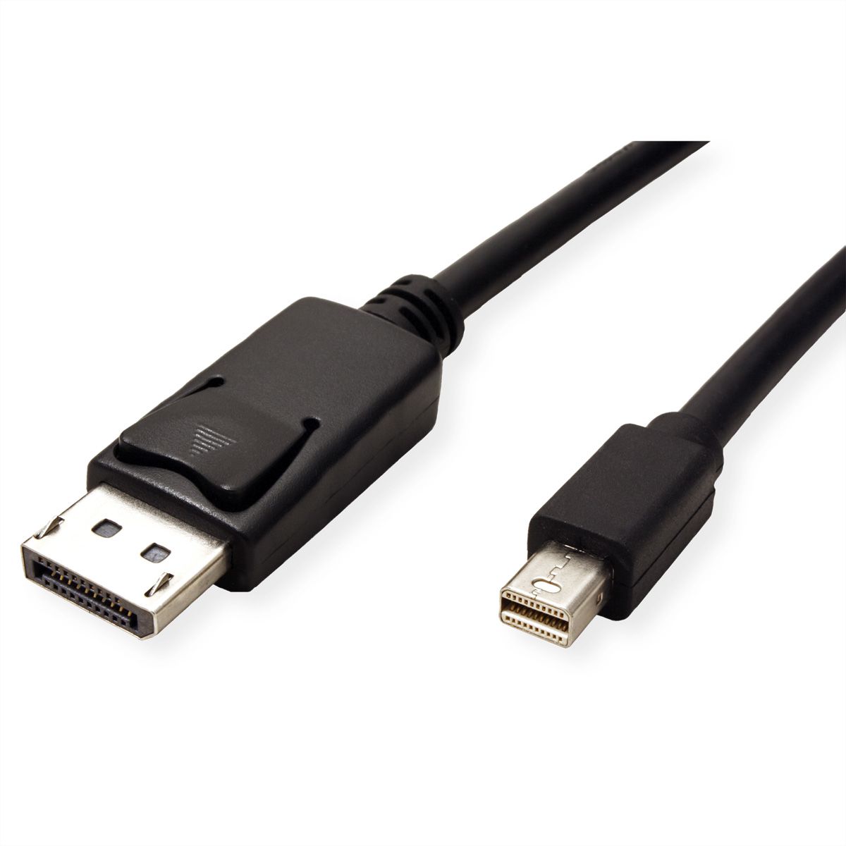 ROLINE GREEN DisplayPort kabel, DP Male - Mini DP Male, TPE, zwart, 2 m