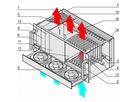 SCHROFF CPCI-systeem met insteekbare voeding, 4 HE, 8 sleuven