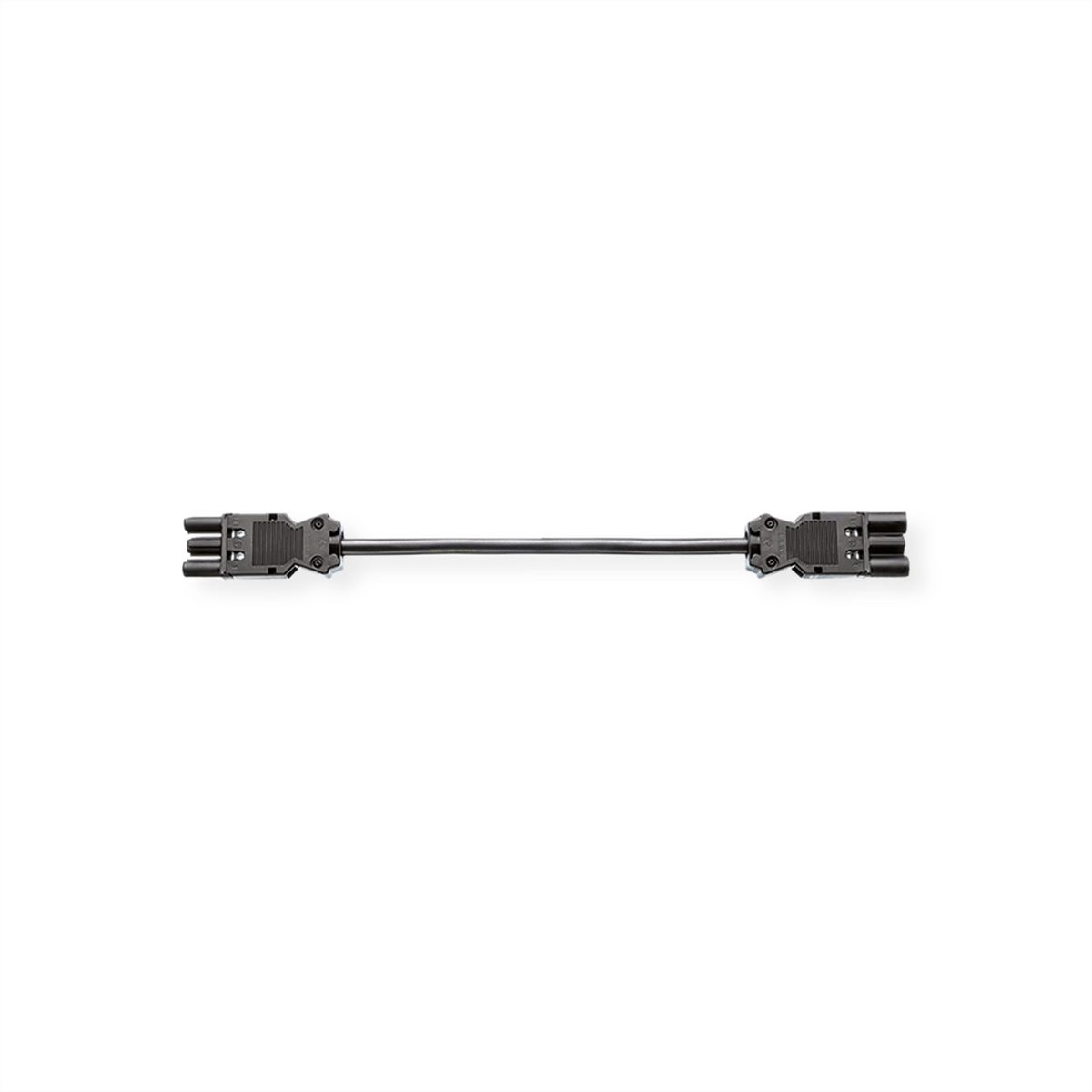 BACHMANN verlengkabel GST18-3 male/female, zwart, 1 m