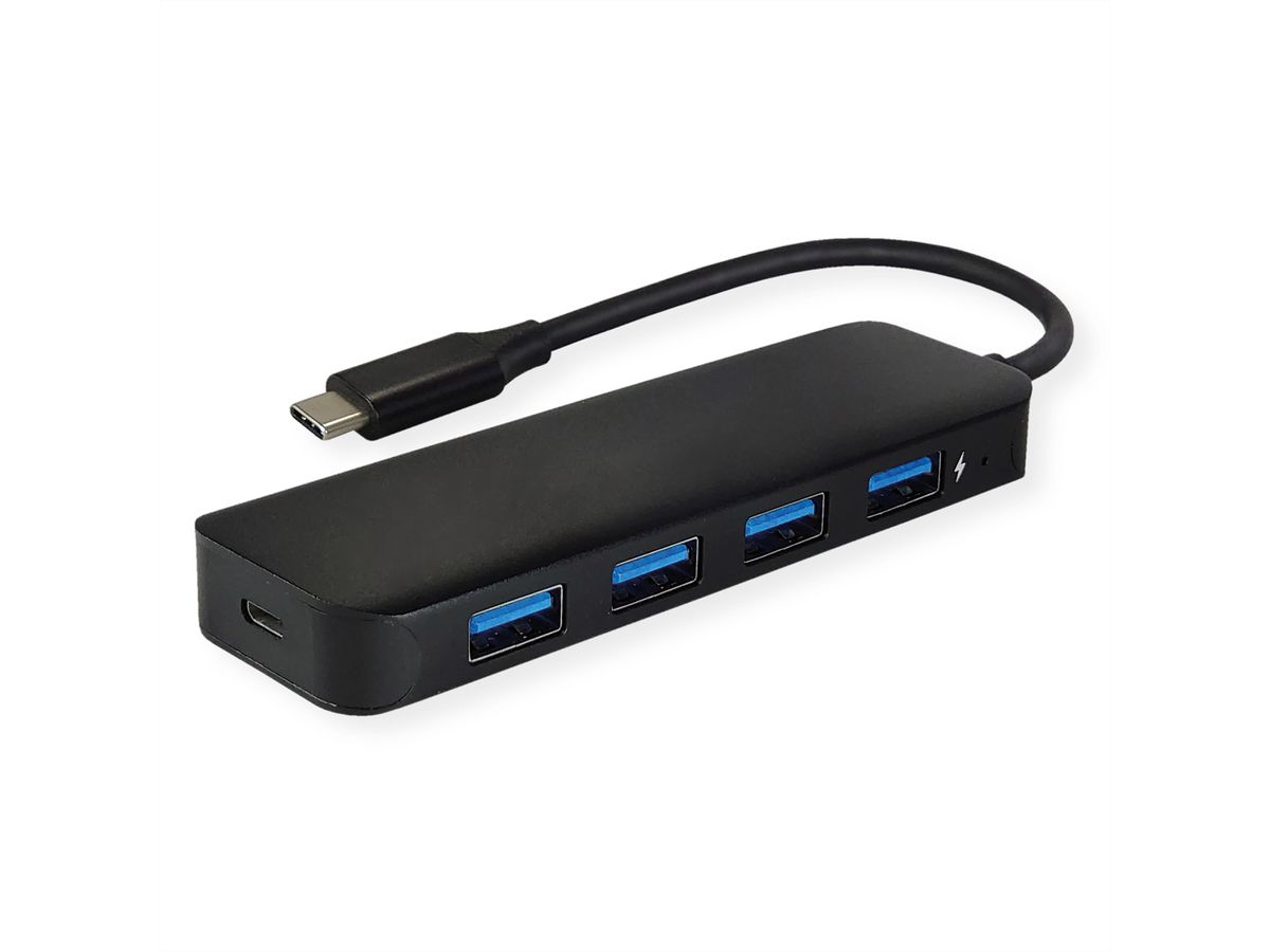 VALUE USB 3.2 Gen 1 hub, 4-poorts, type C aansluitkabel