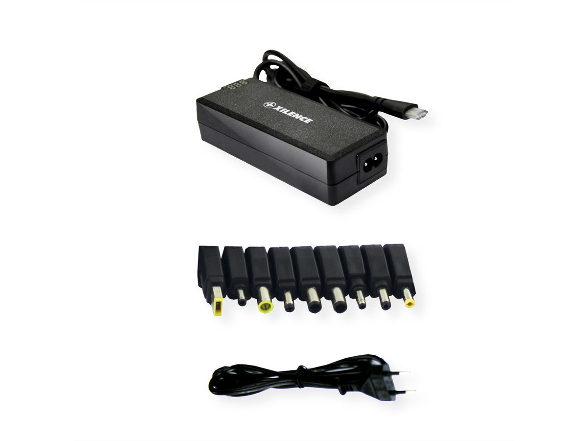 Xilence XM010 Universele notebookoplader 90W, 9 Adapter, met LED-Display