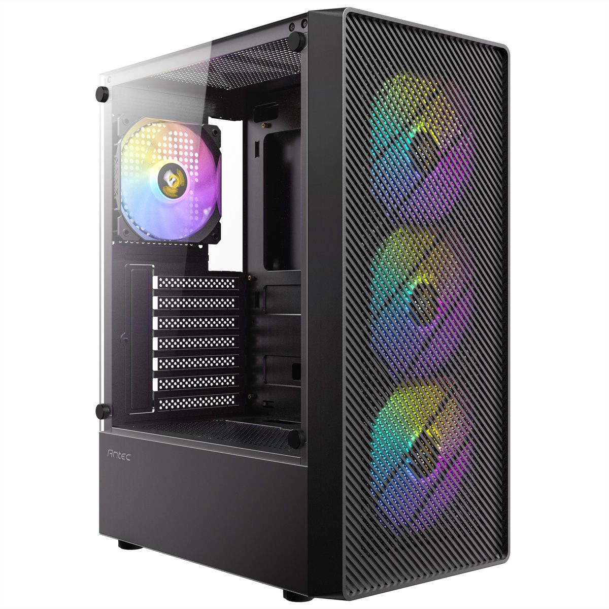 ANTEC AX26 RGB Elite PC case Midi Tower Gaming ATX, black