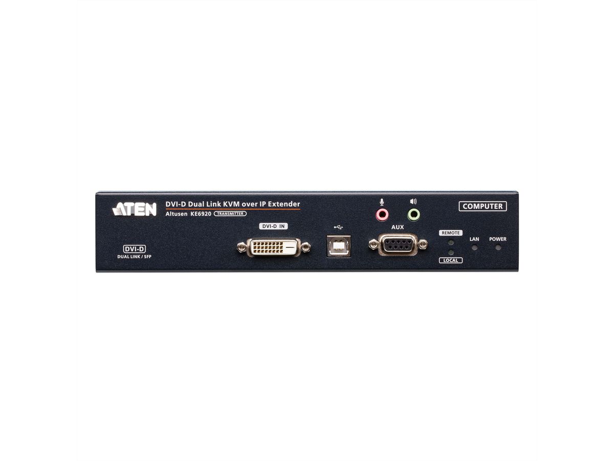 ATEN KE6920T 2K DVI-D Dual Link KVM Over IP Sender mit SFP