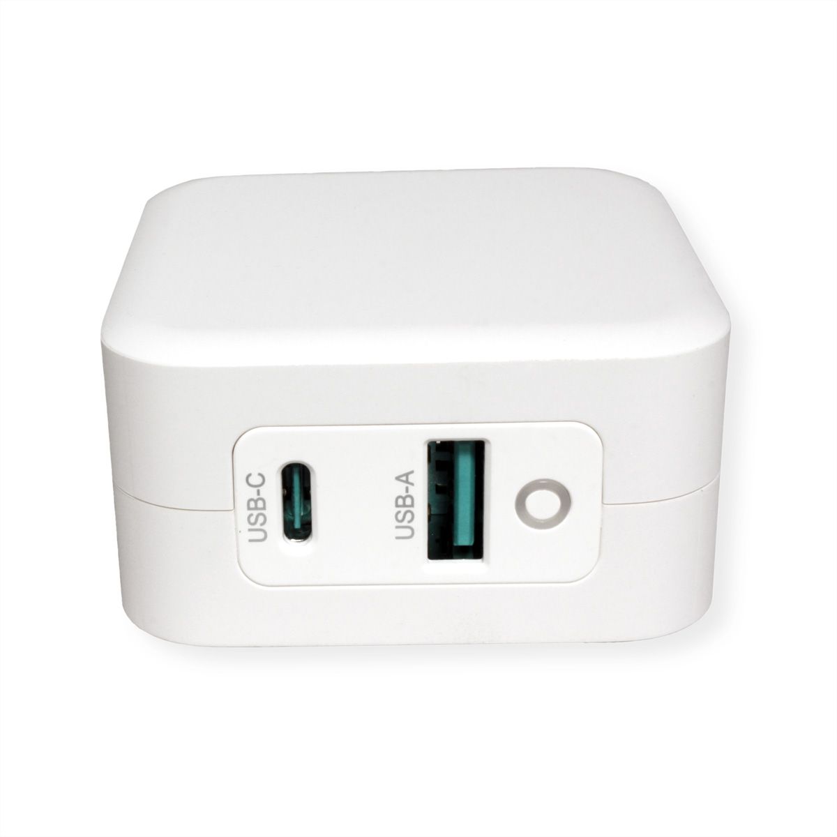 ROLINE USB Oplader met Eurostekker, 2 poorten (Type-A QC3.0, Type-C PD), 65W
