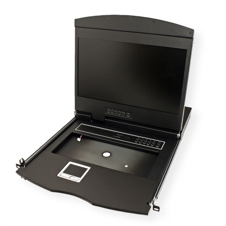 VALUE 19" KVM-switch, 8-poorts, 48 ​​cm (19") TFT (16:9), VGA, USB, UK-Layout