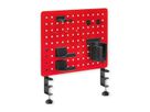 VALUE Gaming-/Office Clamp Mount Pegboard, red
