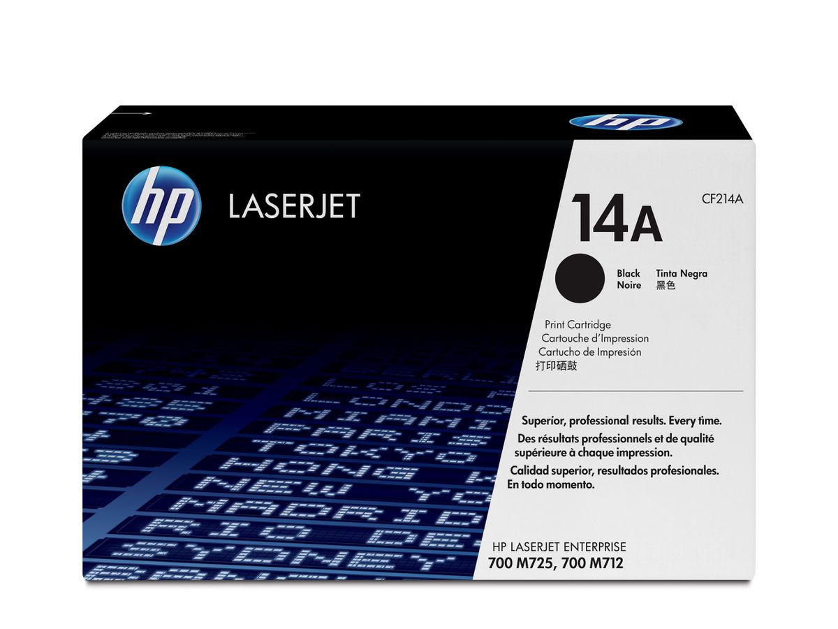 HP 14A originele zwarte LaserJet tonercartridge