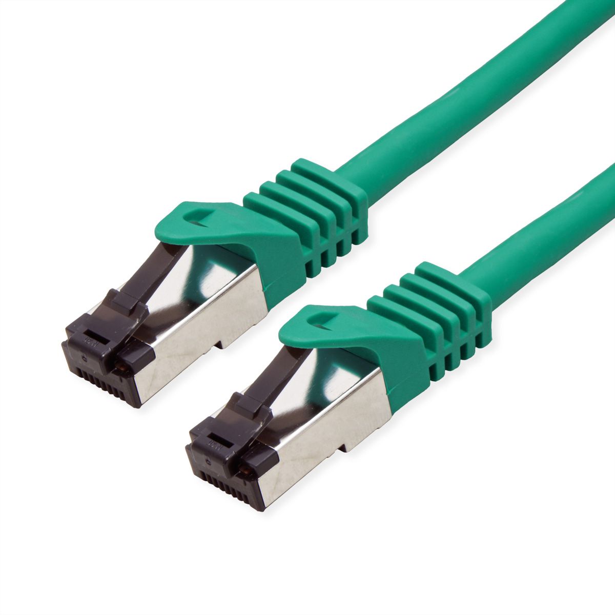 VALUE S/FTP Patch Cord Cat.8 (Class I), stranded, LSOH, PoE, green, 2 m