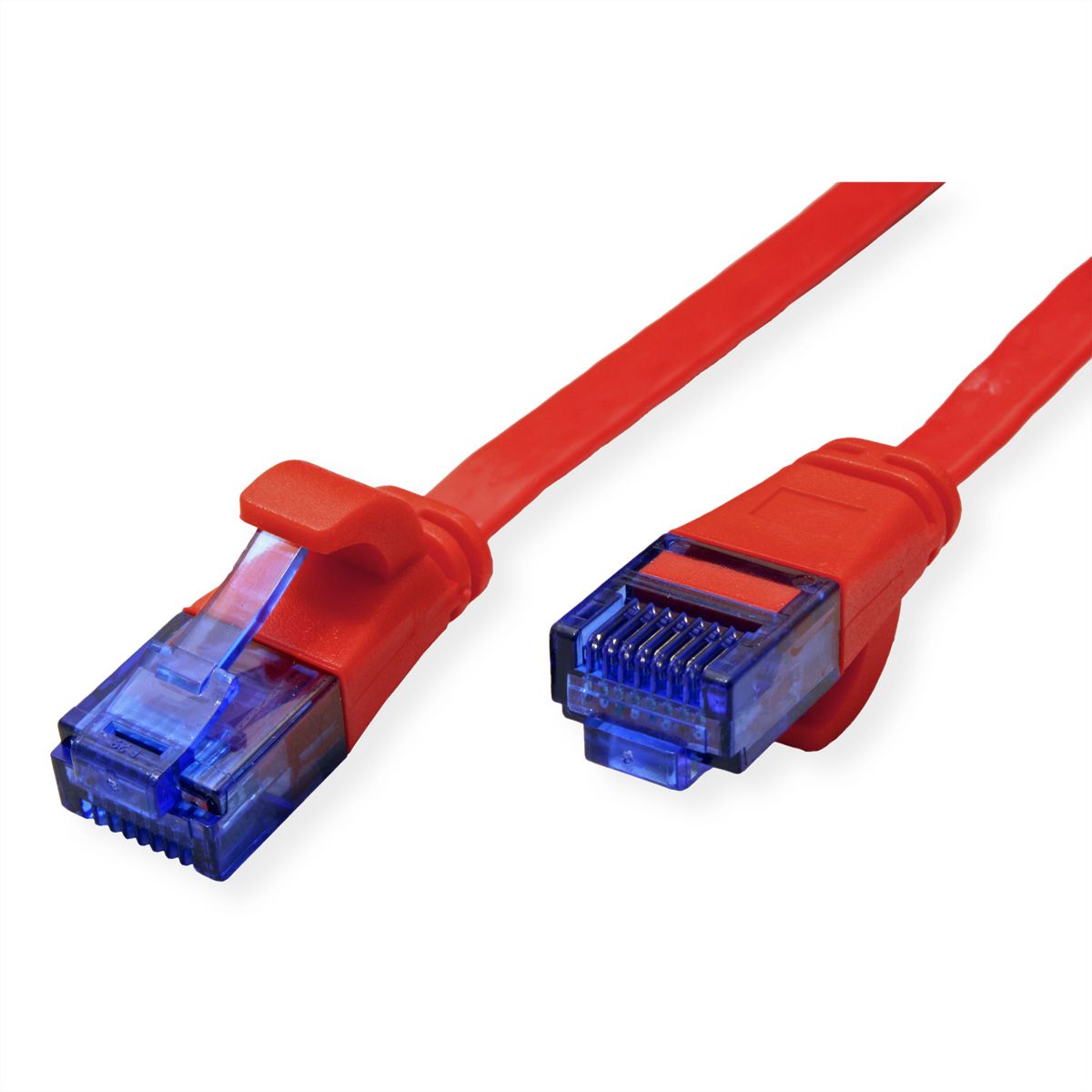 VALUE UTP patchkabel, Cat.6A (Class EA), extra plat, rood, 2 m