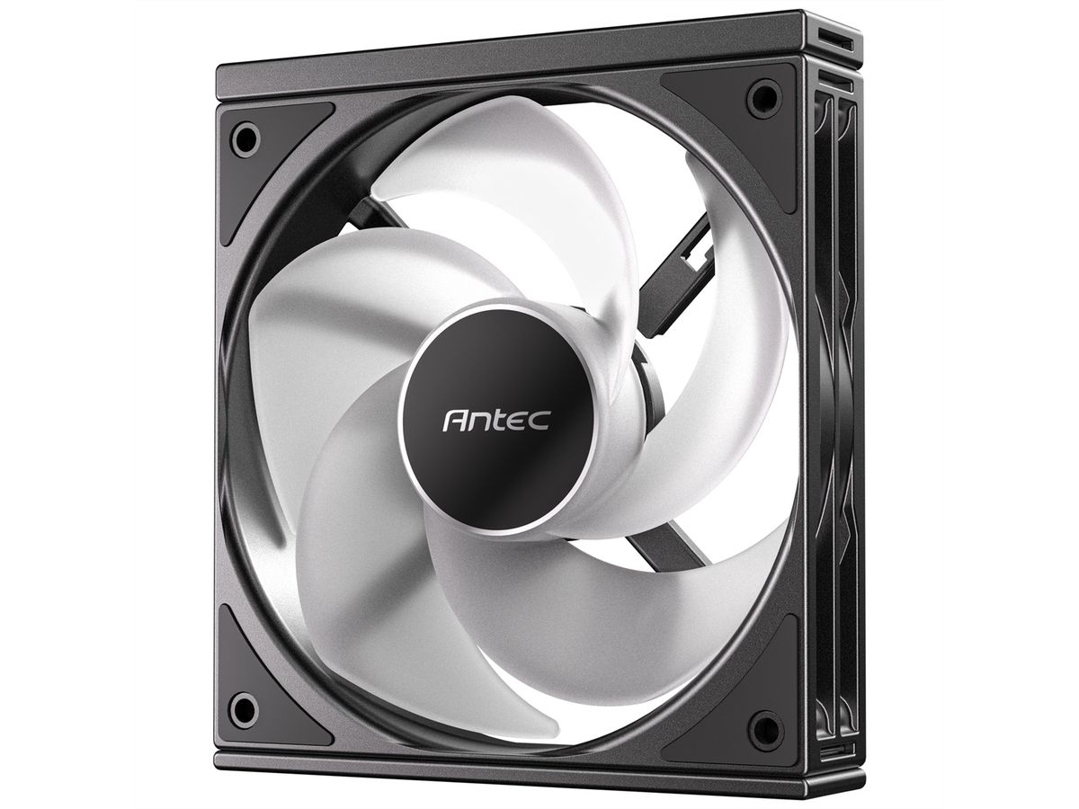 ANTEC C120 ARGB Fan Reverse PC Case Fan 120mm 3-in-1-Pack, black