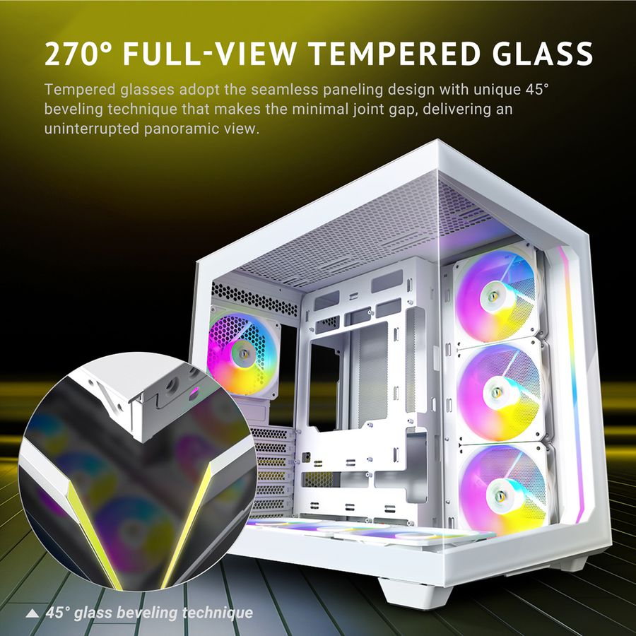 ANTEC Constellation C5 ARGB PC case Midi Tower ATX, white