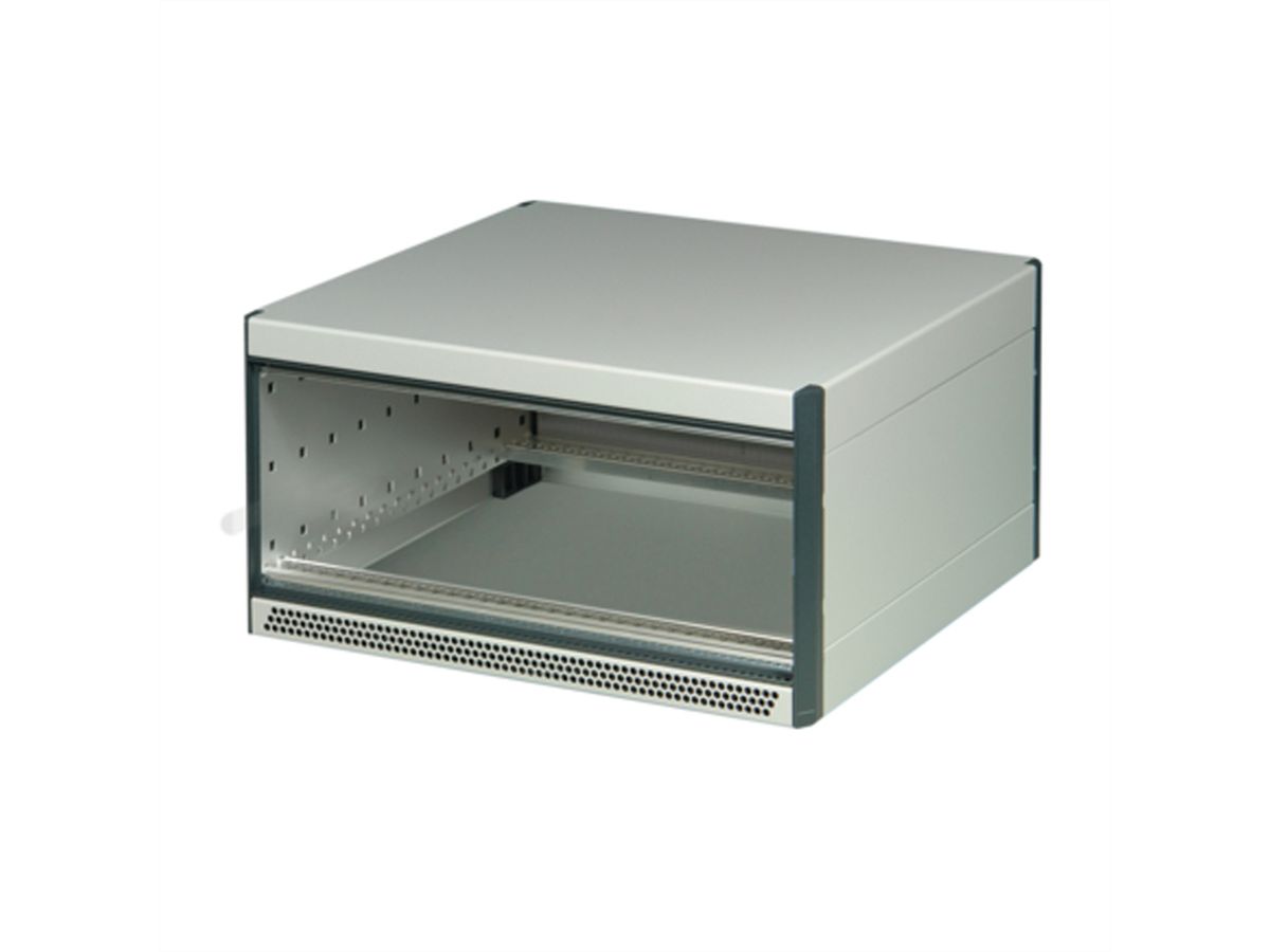 SCHROFF RatiopacPRO AIR bureaukast, achteraf te plaatsen afscherming, Front Trim, 3/4 HE, 28 PK, 315 mm