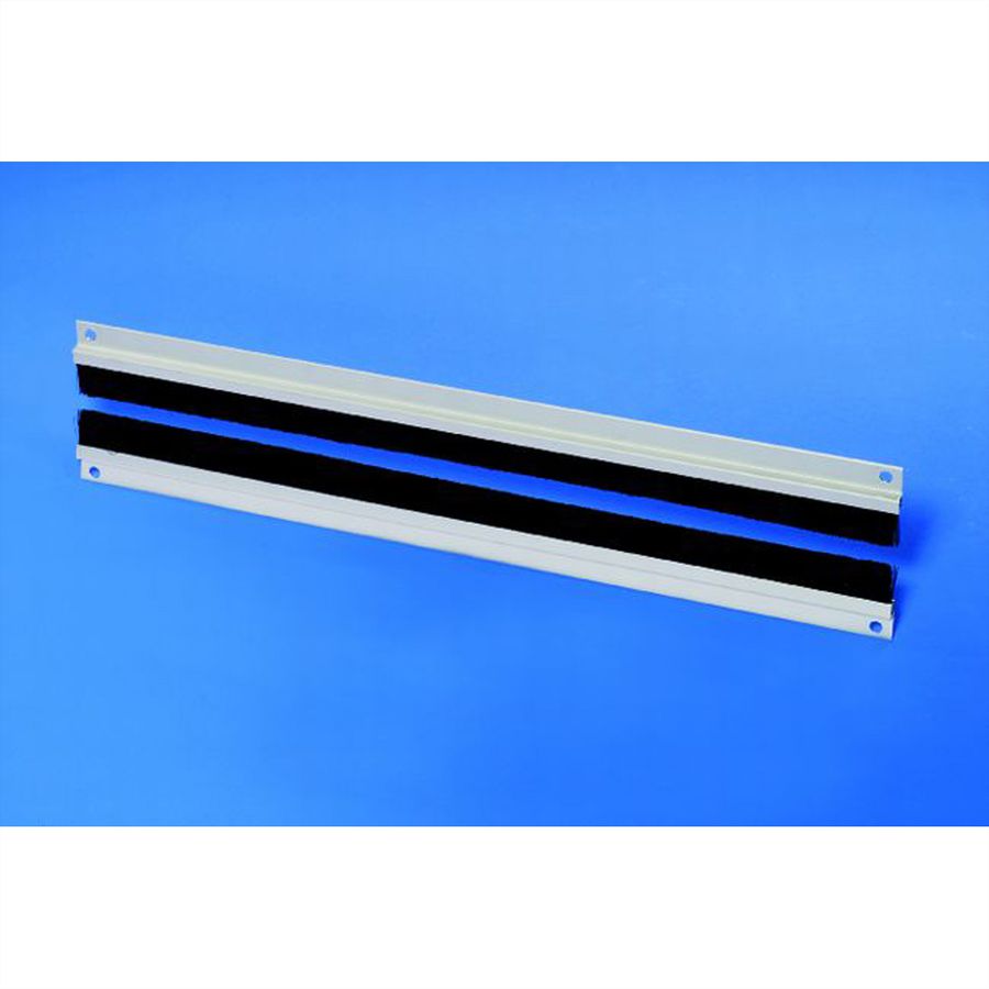 SCHROFF 19" Cable Ducting With Brush Strip, Silver