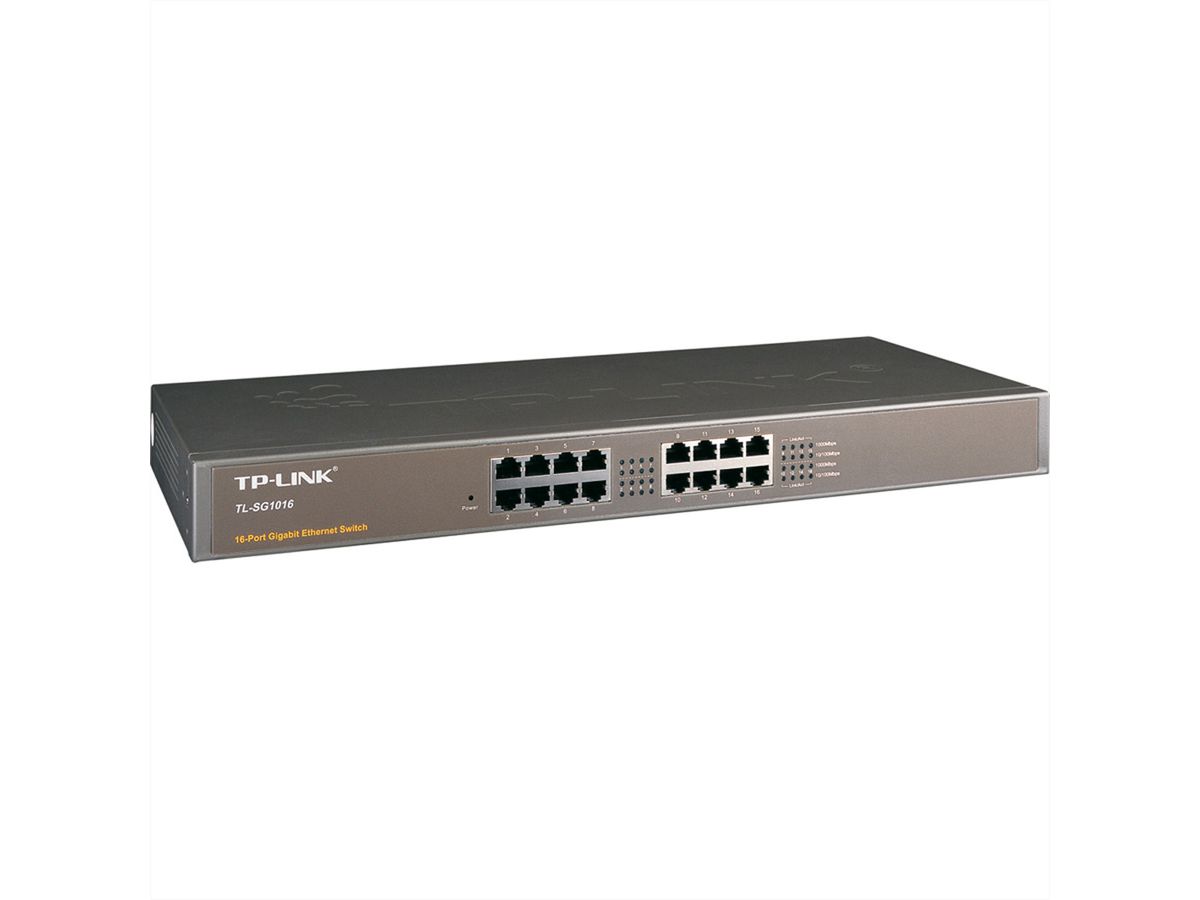 TP-LINK TL-SG1016 16-Poorts Gigabit Ethernet 19" Switch