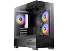ANTEC CX500M ARGB PC Gehäuse Mini Tower Micro-ATX, schwarz