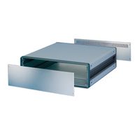 SCHROFF CompacPRO achterpaneel met geventileerde sleuven, 3 HE, 63 PK