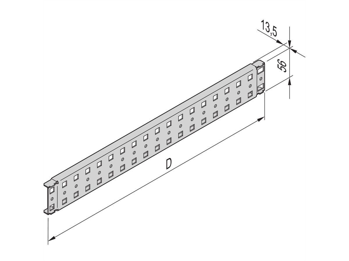 SCHROFF Novastar Dieptebalk voor 1000D kast