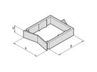SCHROFF Varistar Cable Eye for Depth Member, 38x25 mm