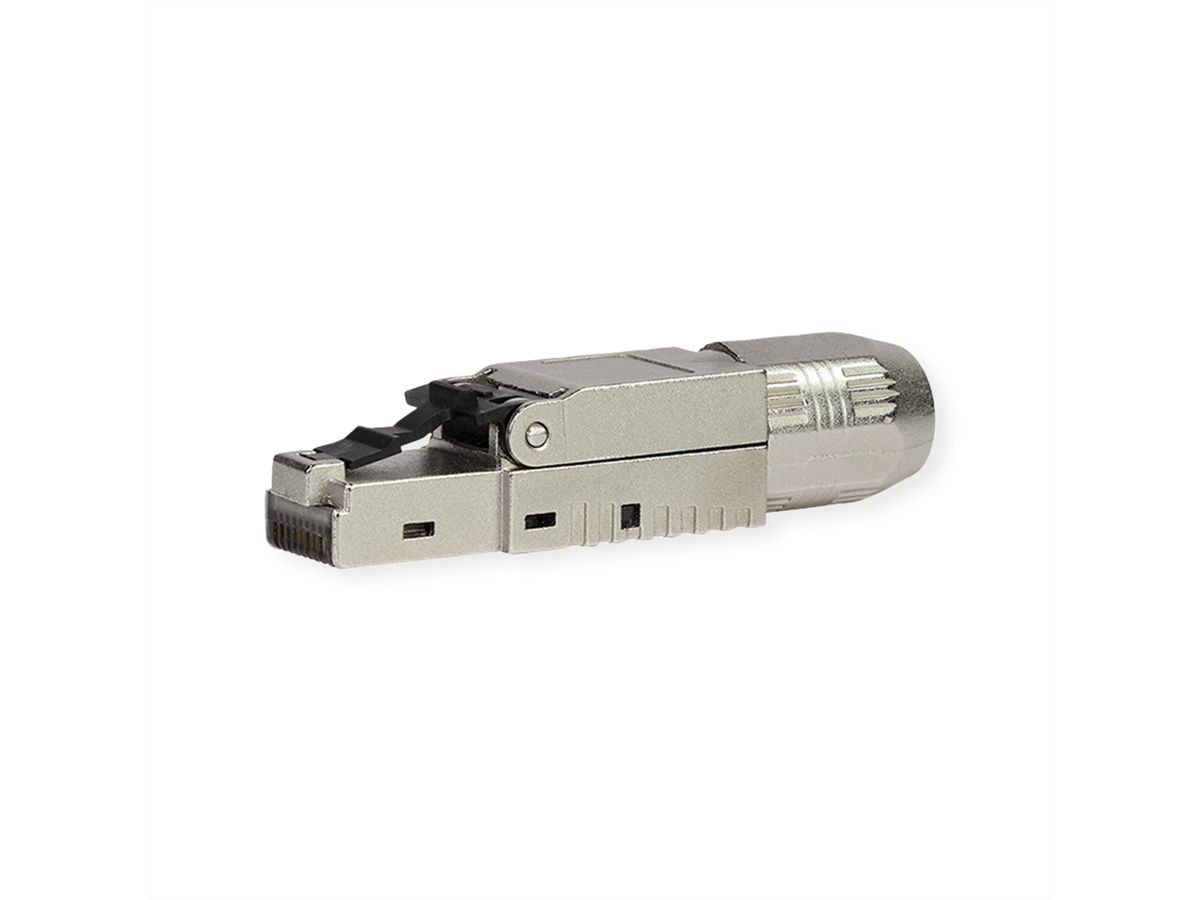 ROLINE veldmontage RJ-45 connector Cat.6A (Klasse EA), STP, zilver