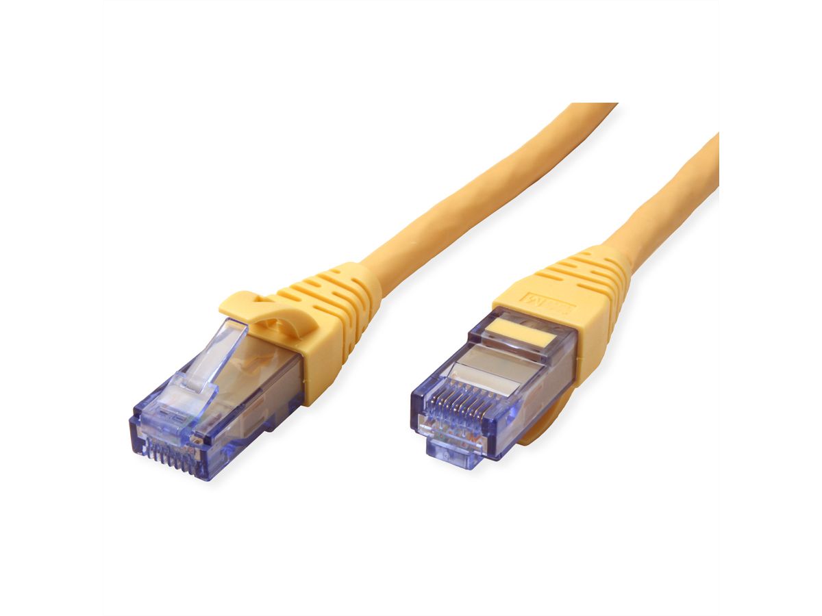 ROLINE UTP Patch Cord Cat.6A, Component Level, LSOH, yellow, 1.5 m