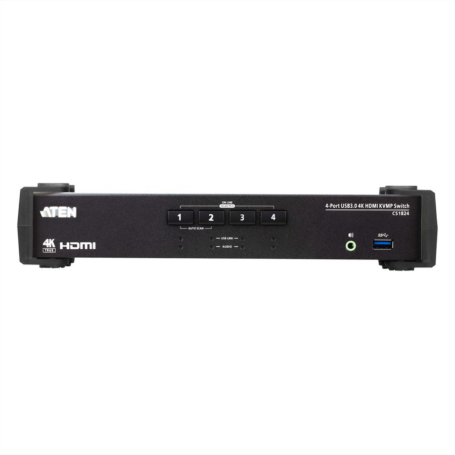 ATEN CS1824 4-poorts USB 3.0 HDMI KVM switch