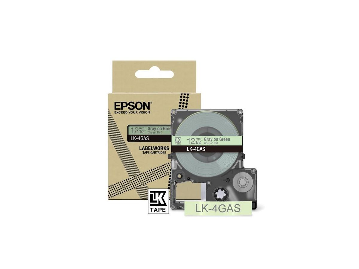Epson LK-4GAS Grijs, Lichtgroen