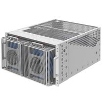 HEAT EXCHANGER 230V 2X FANS 6U 550T LHX+