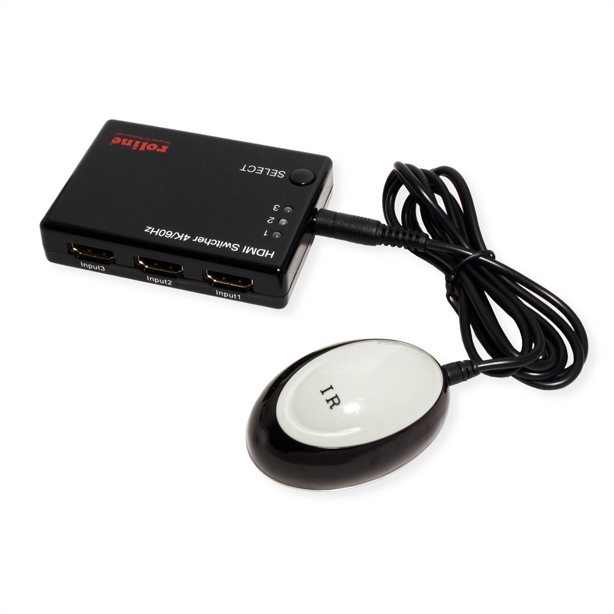 ROLINE 4K HDMI Switch, 3-voudig