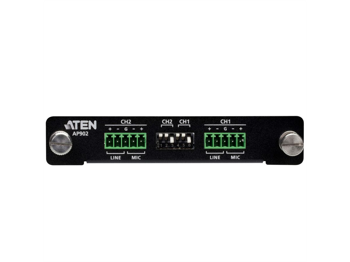 ATEN AP902 2-CH Mic/Line Pre-AMP Expansion Card