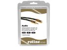 ROLINE GOLD 3.5mm Audio Extension Cable, Male - Female, Retail Blister, 2.5 m