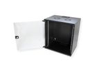 ROLINE 19-inch wandbehuizing Basic 12 U, 540x400 BxD Bouwpakket zwart