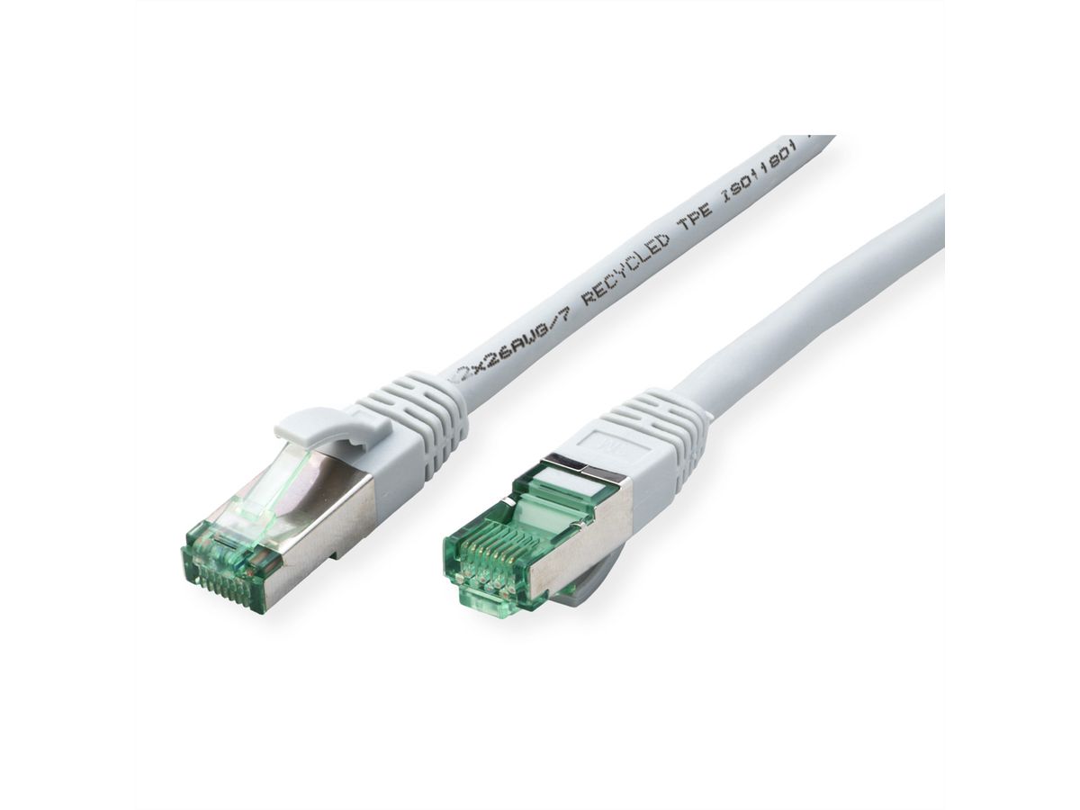 ROLINE RM Patchkabel Cat.6A S/FTP (PiMF), grijs, 3 m