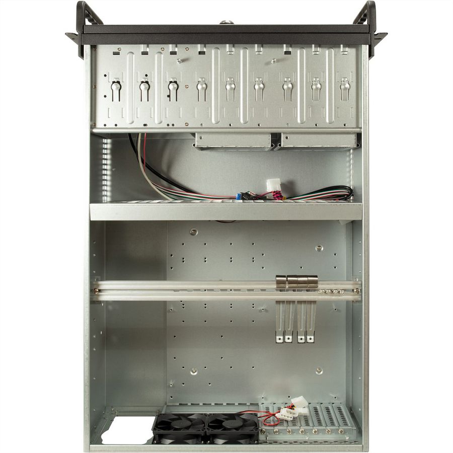 19" serverbehuizing, 4HE, lange versie, IPC 4U-4129L, zwart