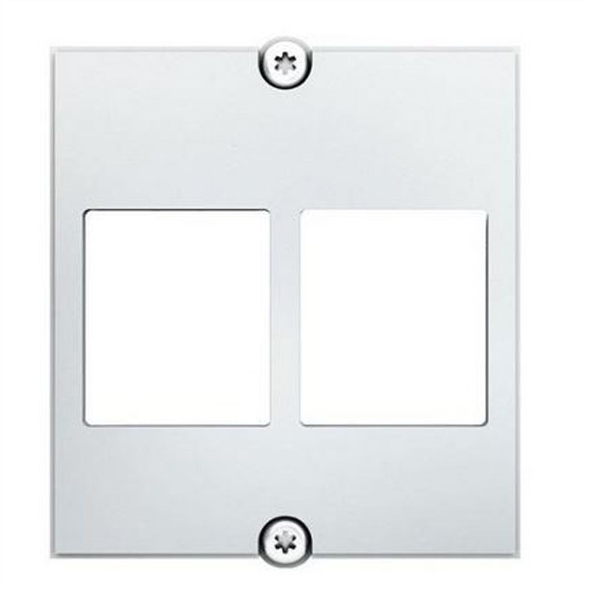 BACHMANN Custom Module Frame 2x Keystone, white