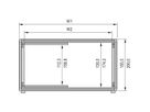 SCHROFF PropacPRO draagtas, niet afgeschermd, 3 HE, 84 HE, 326 mm