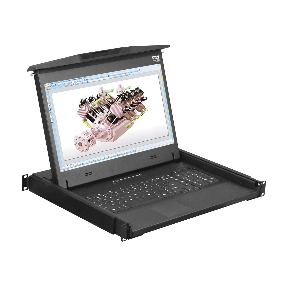 MONITOR/KEYBOARD DRAWER 1U FR SHORT