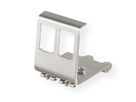 VALUE DIN Rail Adapter, empty, double for 2x Keystones