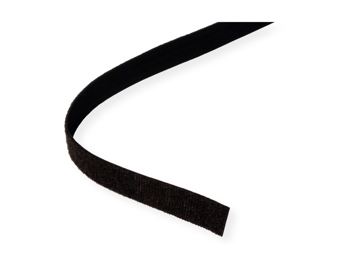 VELCRO® ONE-WRAP® Klettbandstreifen 20mm, unperforiert, schwarz, 5 m