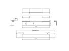 Slide Rails 1 Pair, variable depth 610-935mm, black