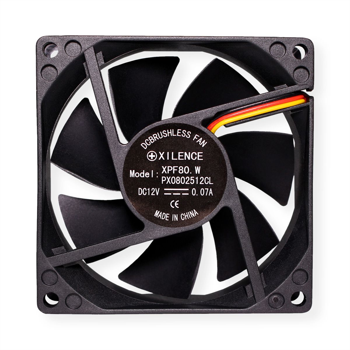 Xilence XPF80.W 80mm Ventilator voor pc-behuizing, 3PIN, White Box