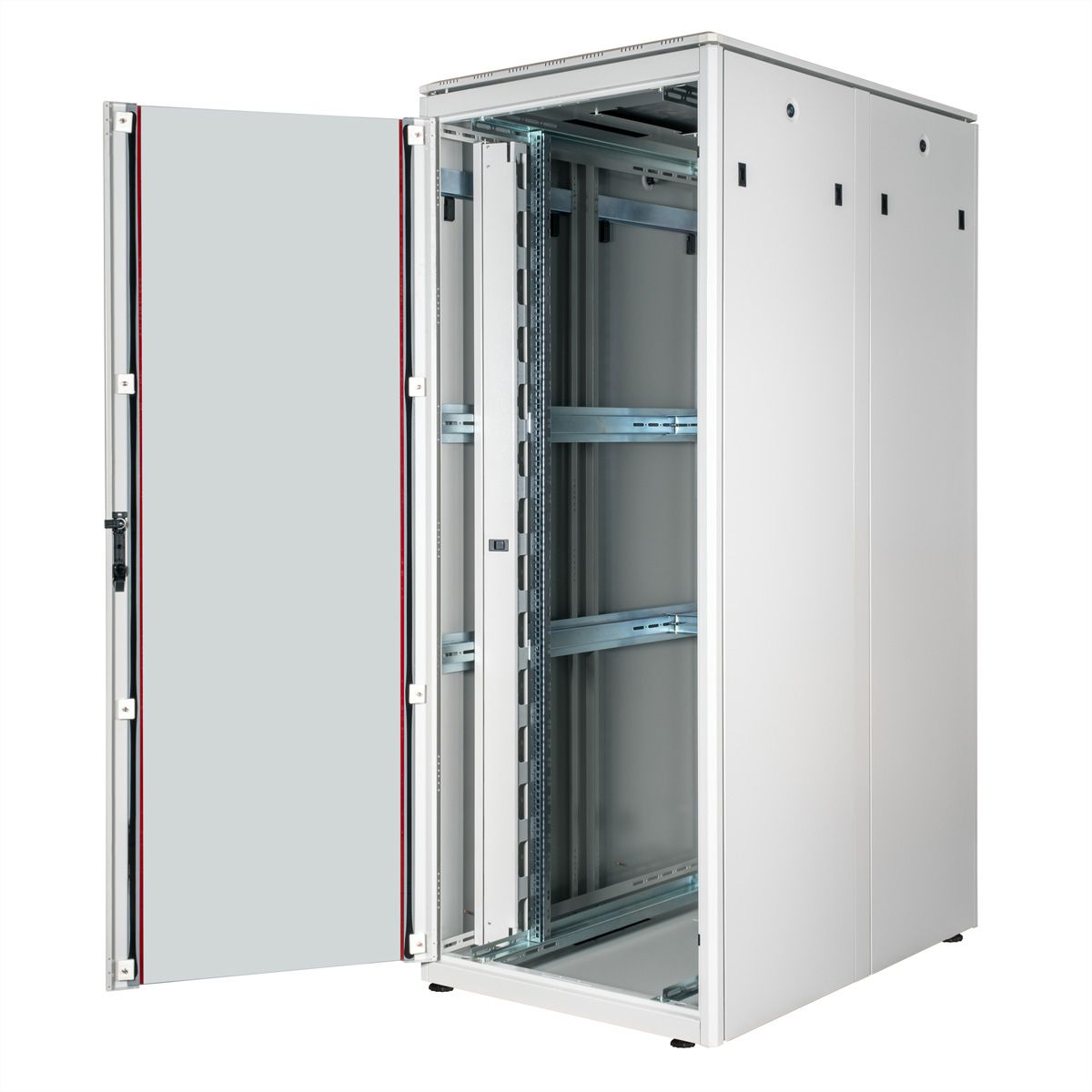 ROLINE 19-inch Network Cabinet Pro 42 U, 800x1200 WxD glass door grey