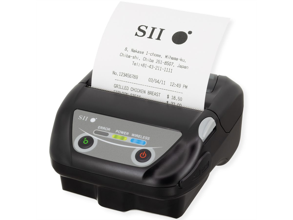 SEIKO MP-B30 mobiler Etikettendrucker, Bluetooth USB