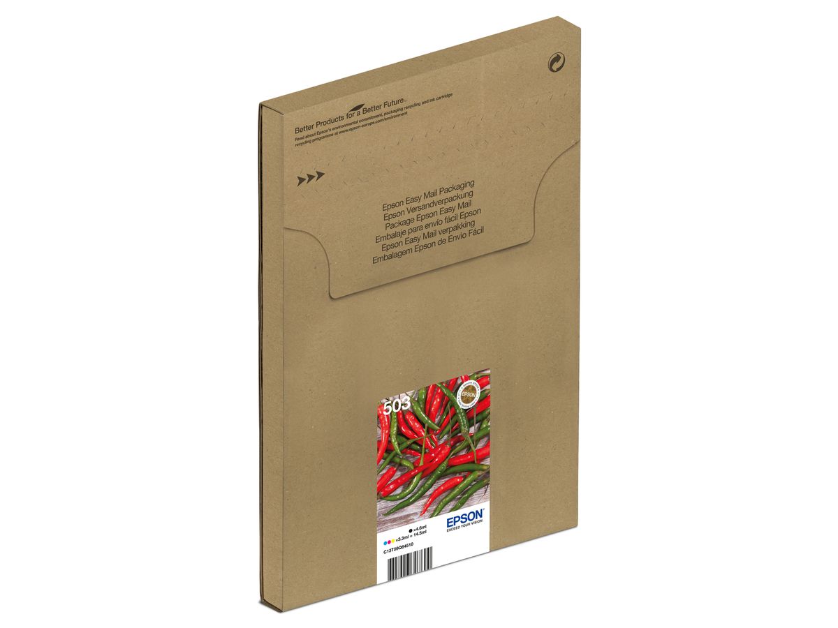 Epson 503 EasyMail inktcartridge 4 stuk(s) Origineel Normaal rendement Zwart, Cyaan, Magenta, Geel