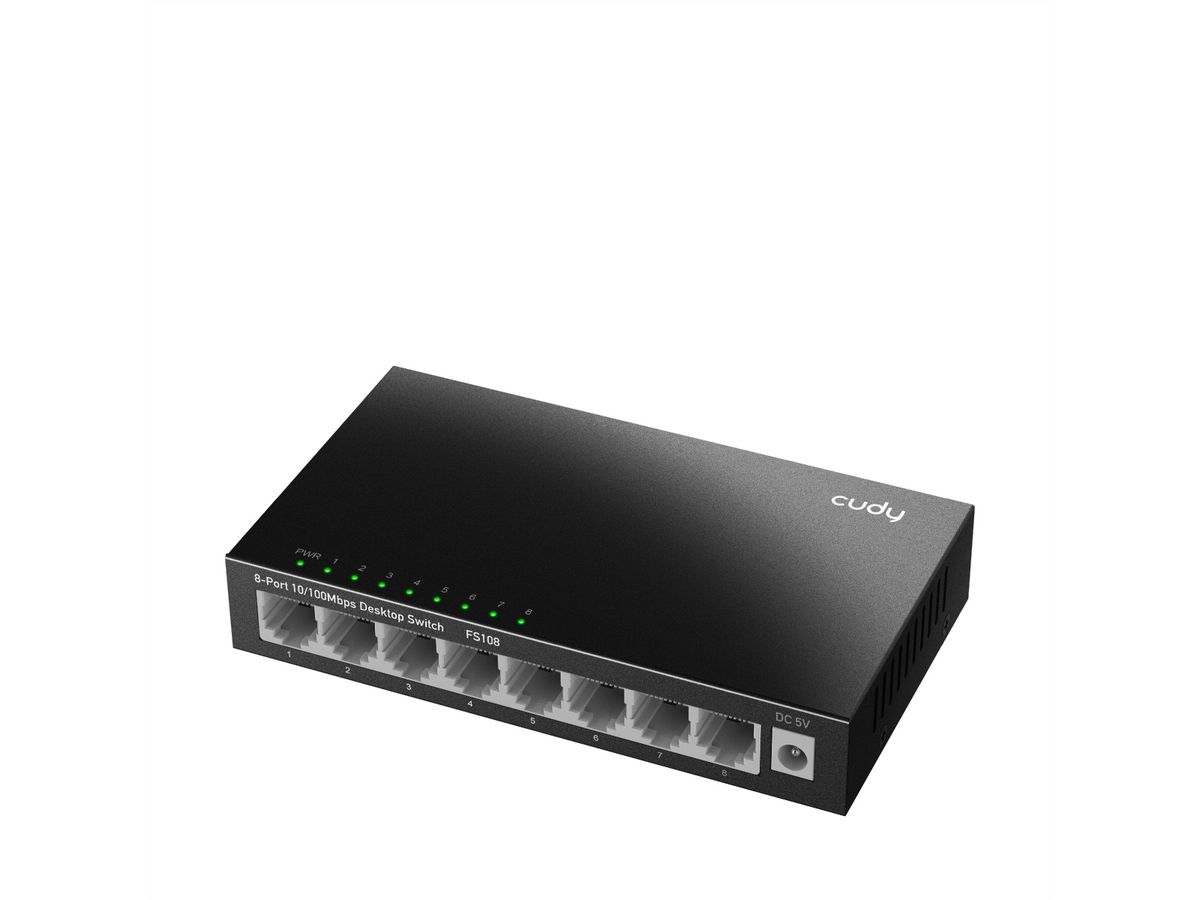 CUDY FS108 8-Port 10/100 Desktop Switch