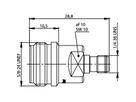 TELEGÄRTNER Adaptor N to SMA, f-f
